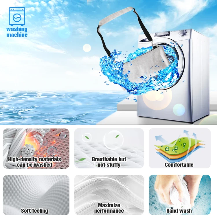 Newest Winter White Color 5V Heated Hand Muff Battery Operated Pouch Electric Warmer for women men