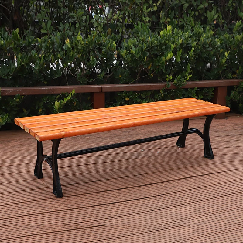 Leisure Chair Outdoor Playground Equipment Wooden Bench for Park