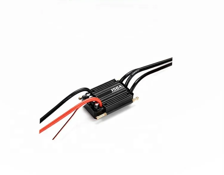 Electric boat motor speed control with BEC water cooled flycolor 150a esc