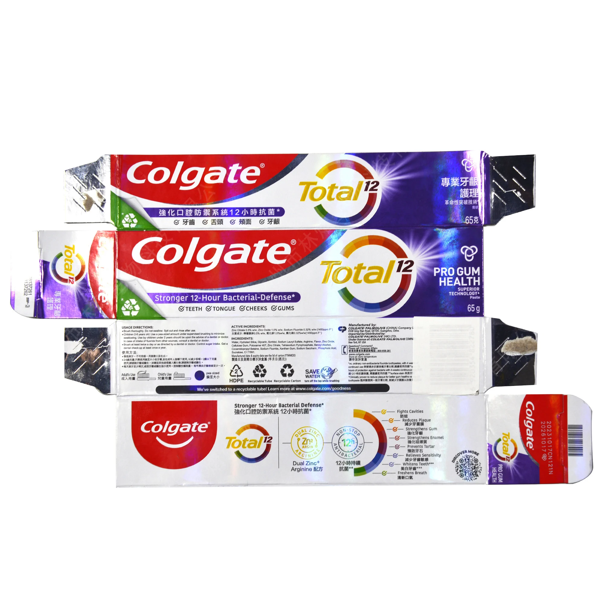 Colgate total12 pro жевательная резинка передовая технология паста 65 г