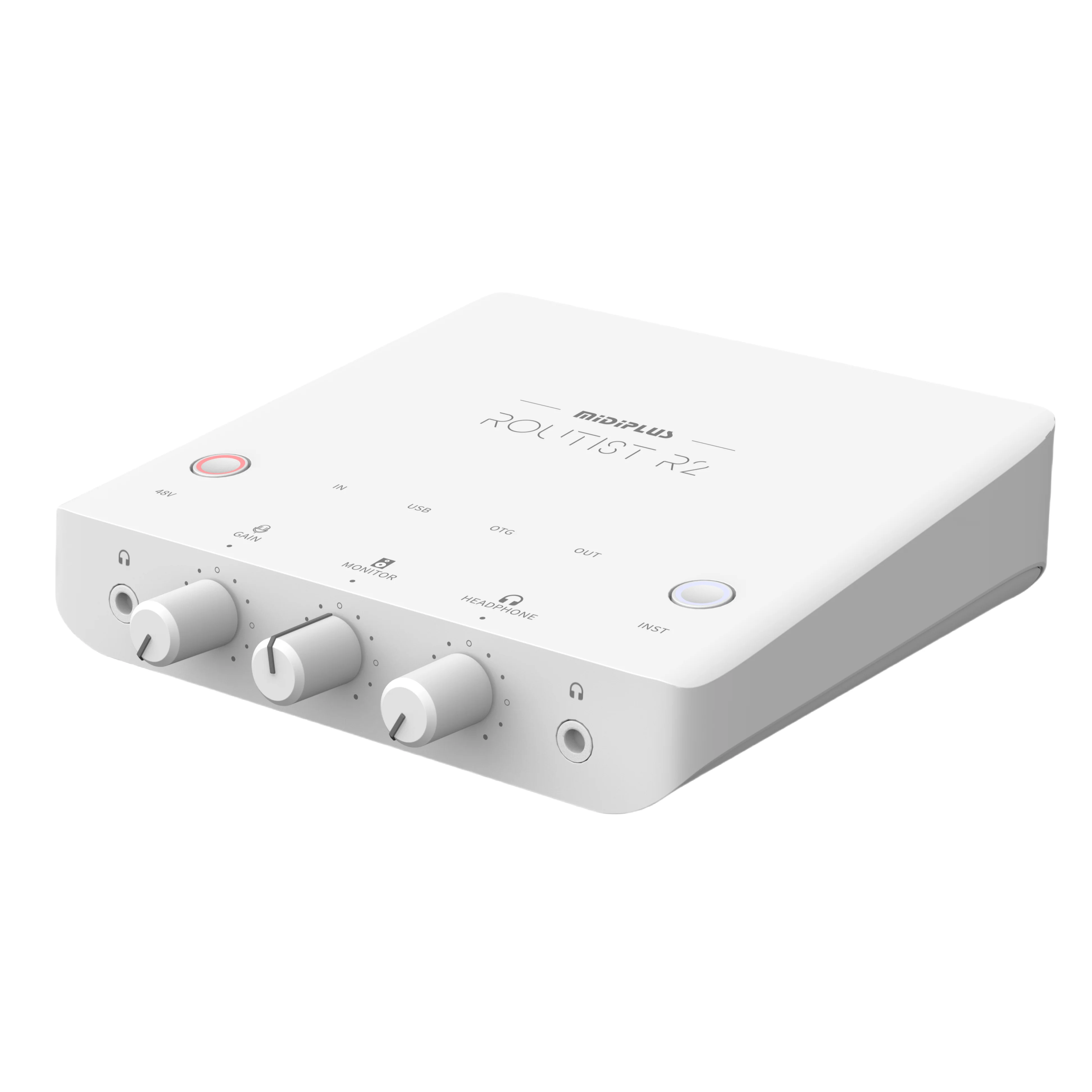 Midiplus Routist R2 Professional Single-Channel Usb Audio Card 24/192 High-Quality Audio Essential For Studio Live Streaming