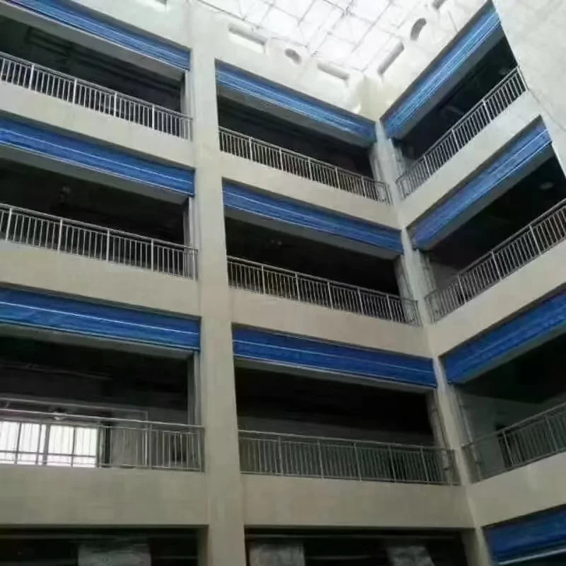 2024 Large Automatic Fireproof Rolling Shutter Door Modern Design Style Irregular Inorganic Fabric Automatic Gates Product