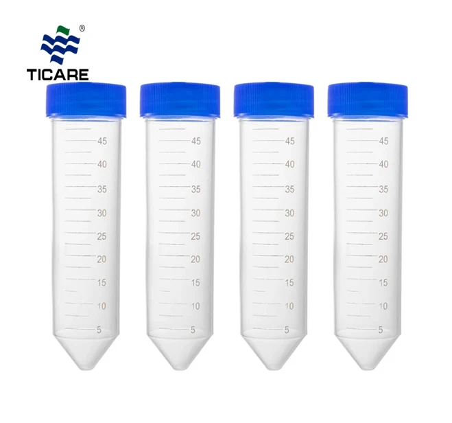 
 Lab Consuable Sterile Transparent Hot Sale Flat Bottom Ordinary 45 ml centrifuge tube  