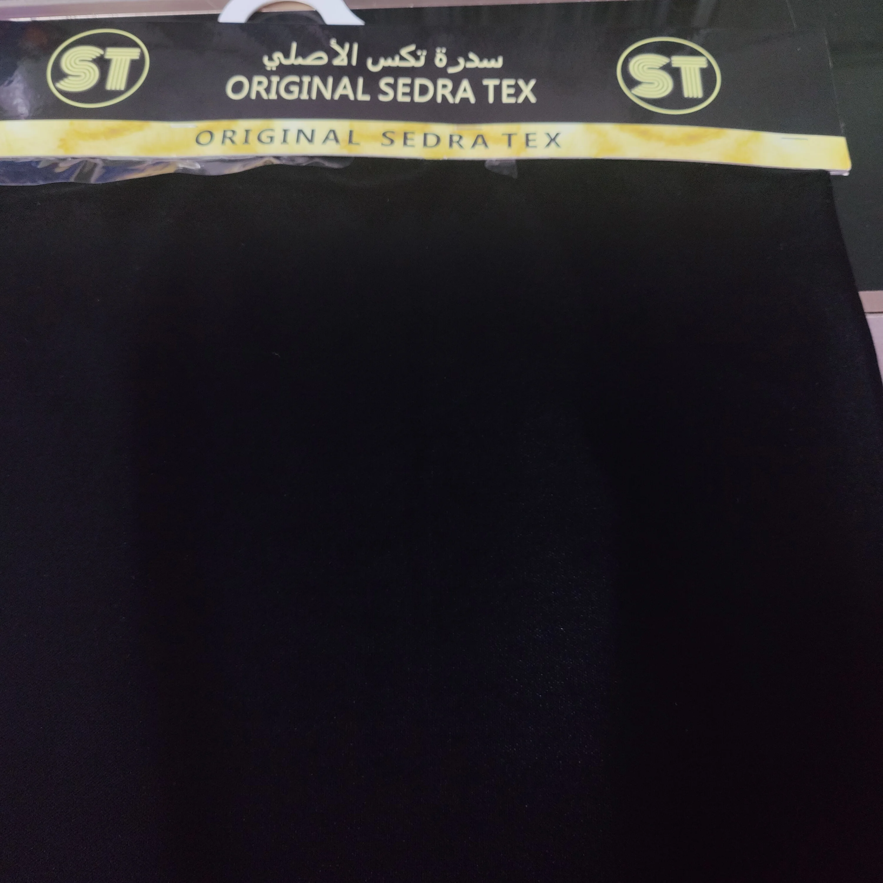 PENGDA SEDRA Tex Luxury Micro Velvet 5000 Korean Formal Black Velvet 100% Polyester Fabric For Abaya Dress