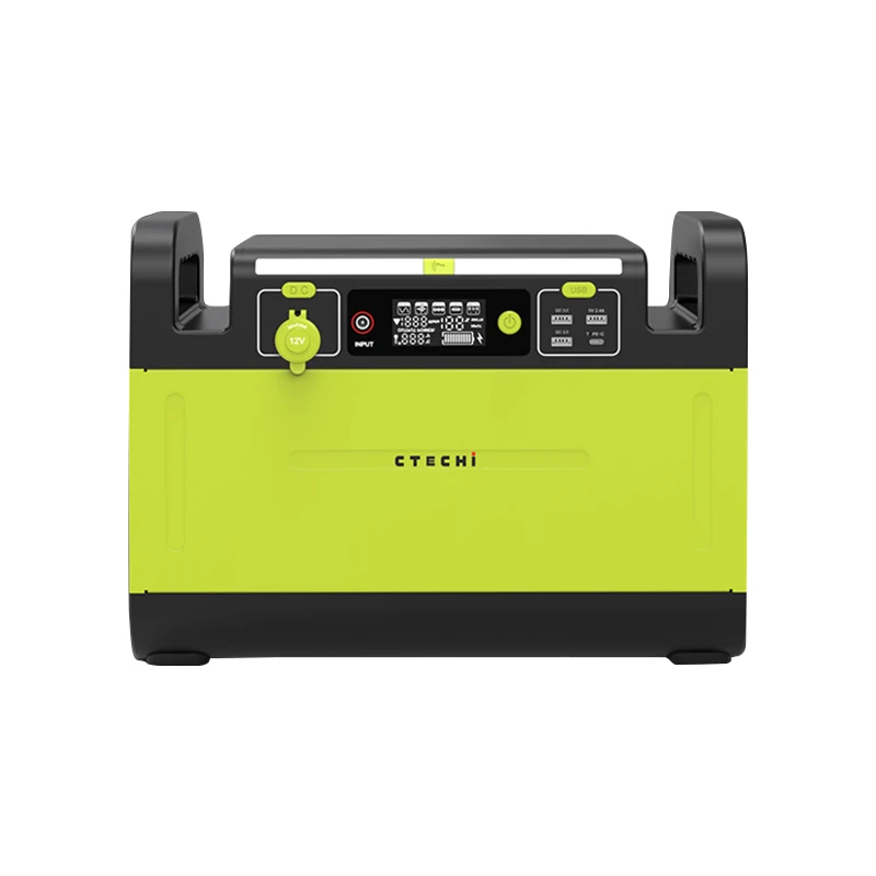 2000w And Panel 200w Generators Emergency Home Supply 640wh Generator 1000w 220v Energy Bank  Portable Solar Power Station