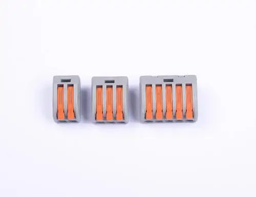 
Connector Hot-Selling PCT 222 Series 222-412 2 Pin Push in Wire Connector Terminal Electronic Block Compact 