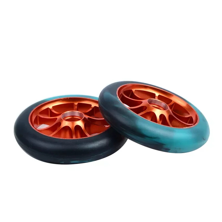 High-end stunt scooter wheels 120mm spokes shape core pro stunt scooter wheels