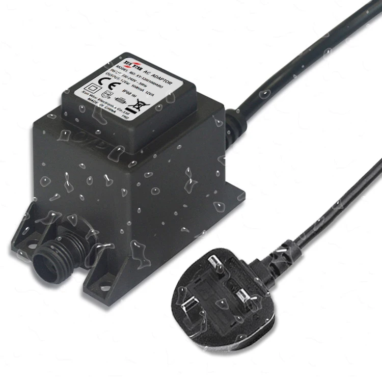 Supply High Quality Waterproof outdoor IP68 12V AC Adapter 230V 13V AC Transformer