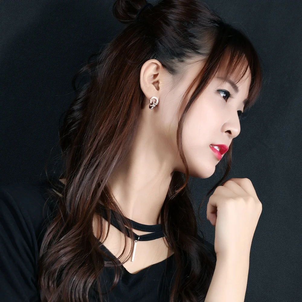 Elegant Noble Girlish Manufacture Fashion Zircon Jewelry Diamond Earring