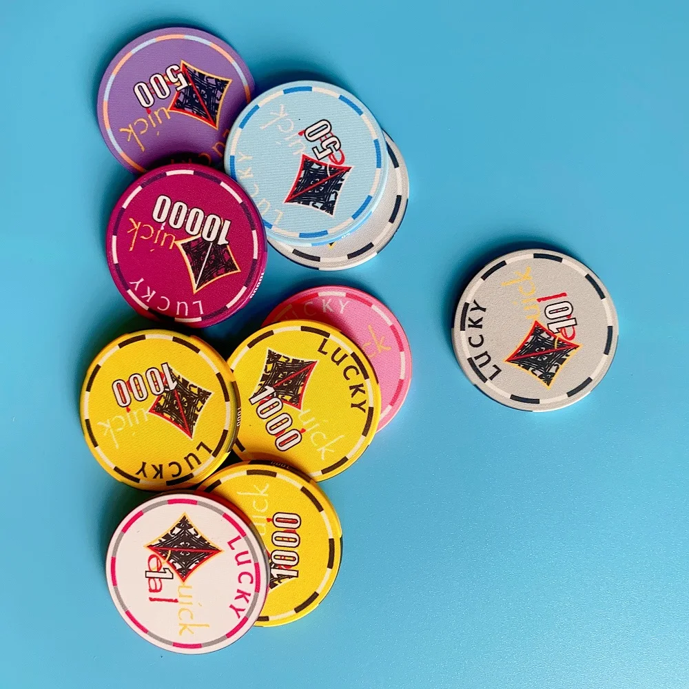 New Design Blank Number Custom Poker Chips Poker Chips Set Western Metal Time Card Pcs Color Material Multi Origin Credit Mass