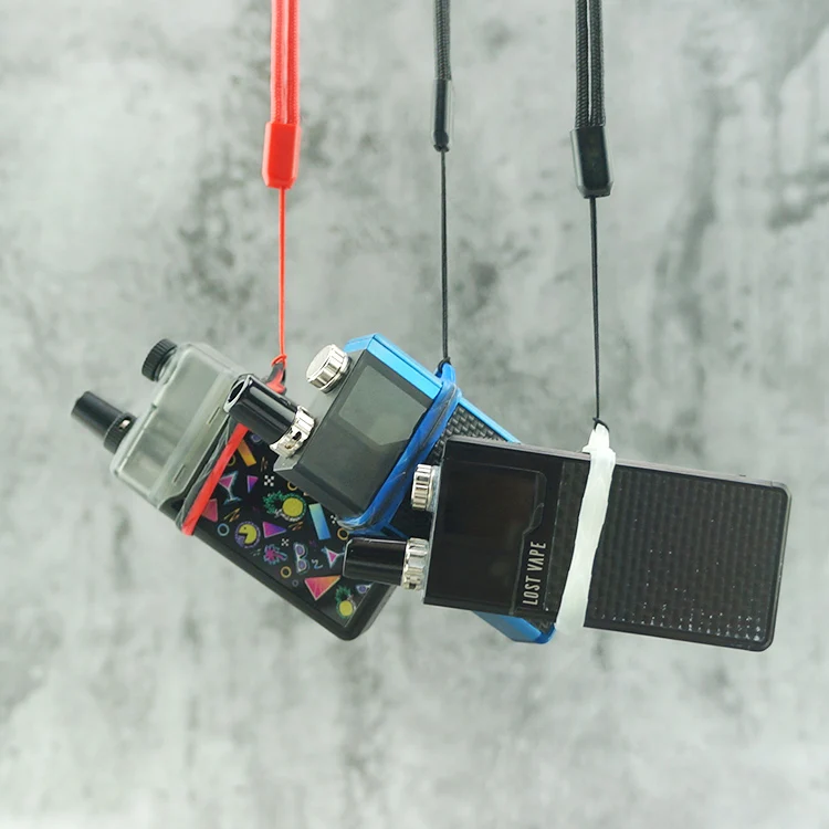 Anti-Loss Ecig Lanyard with Vape Band O Rings Silicon Necklace Vape Bands String for lyra pastio nord luxe