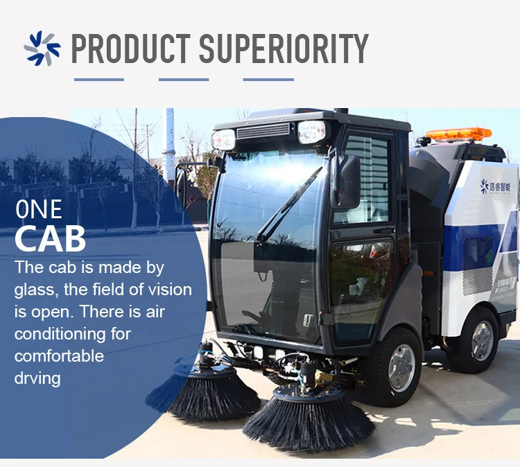 Durable Using  street sweeper electric sweeping machine Snow sweeper