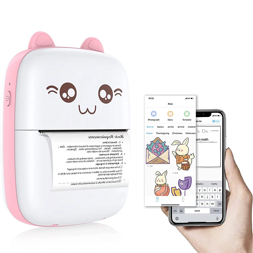 Professional Mobile Phone Wireless Label Printer Pocket Photo Printer C9 Thermal Mini Inkless Printer