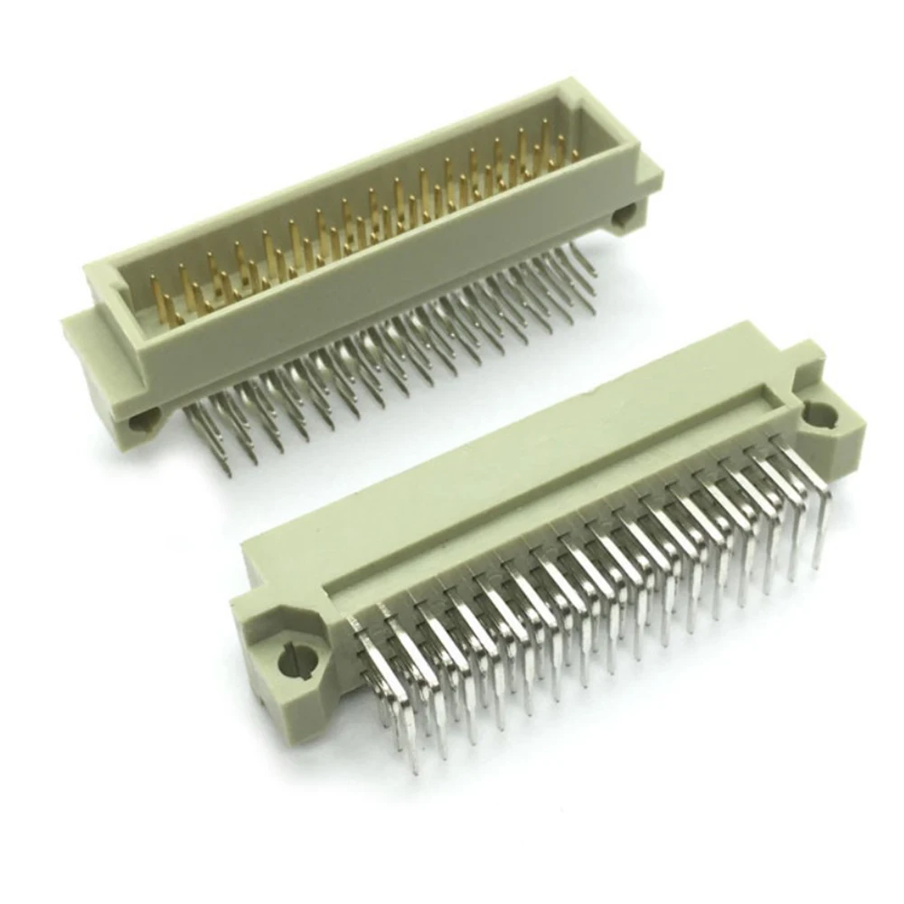 Euro Din 41612 Connector 3 Rows Plug Header Male Eurocard Connectors 48 64 96 Pin  Right Angle Male Female Receptacle