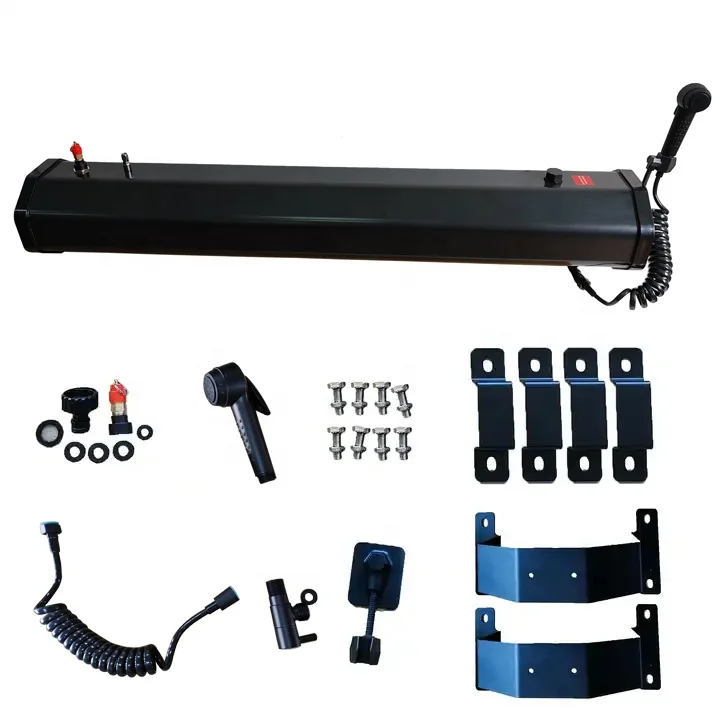 Road Shower for Overlanding Outdoor Hot Water Storage Mount on Bumper,Roof Rack Mount for Off-Road Vehicles,Trucks,SUV