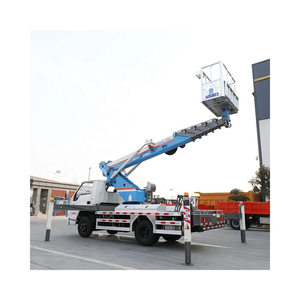 Aerial Trucks Telescoping Lifter Work Platform Price  4*2 25M Aerial Platform Truck