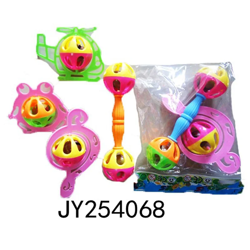 Hand Bell Shaking Plastic Baby rattles Musical Early Educational Toy