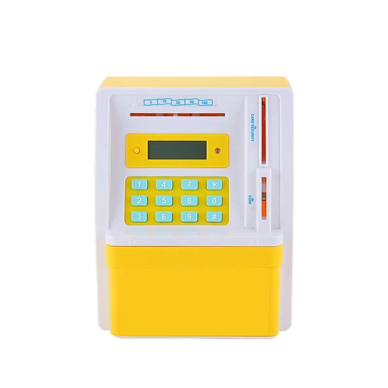 Creative gifts intelligent money management mini ATM money jar children password access money storage jar can be inserted into t