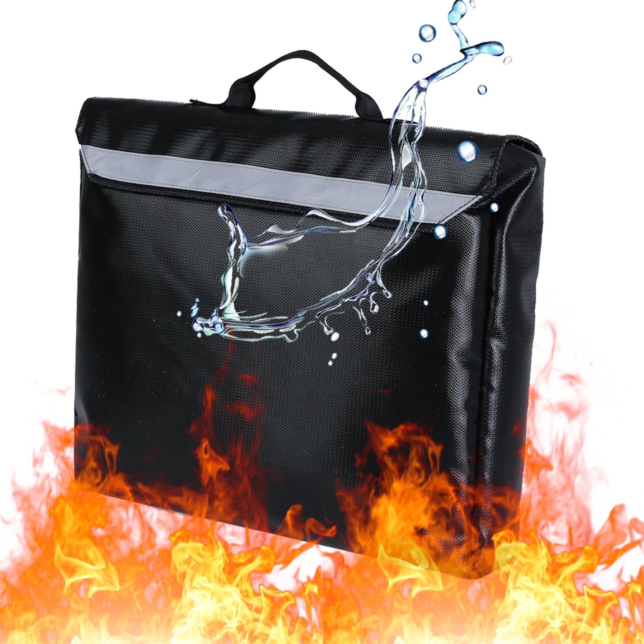 Горячая Распродажа, маленькая огнеупорная Сумка для документов на молнии с бумажником для бизнеса