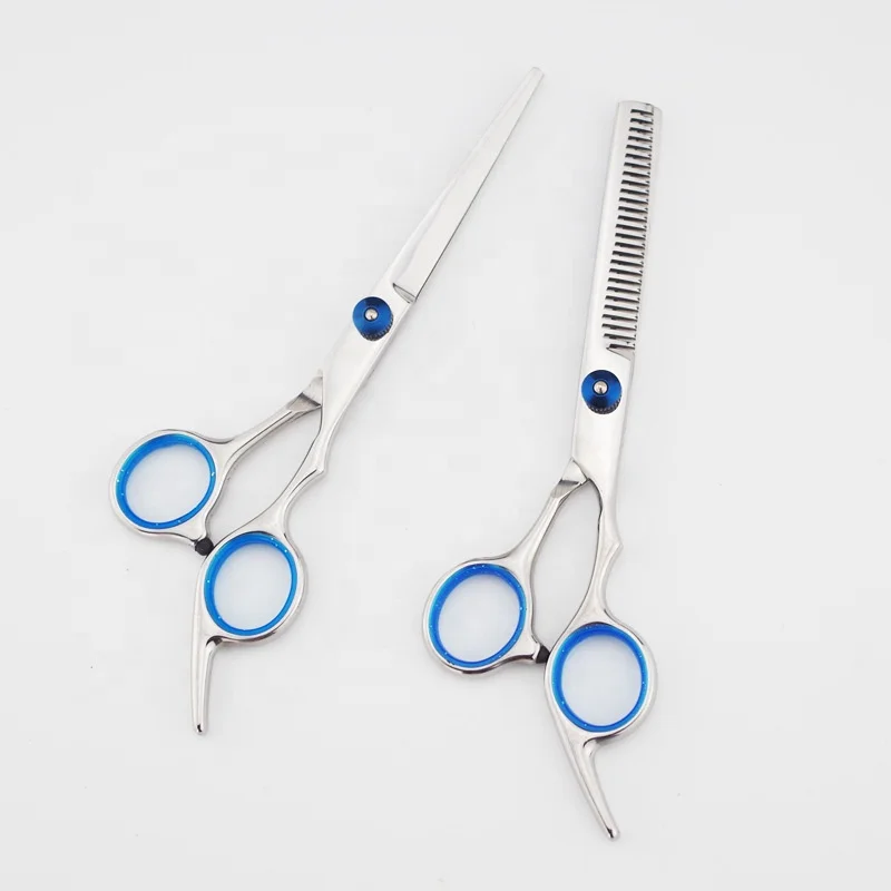  Professional razor edge salon barber 6' adjustable tension screw hair thinining scissors for