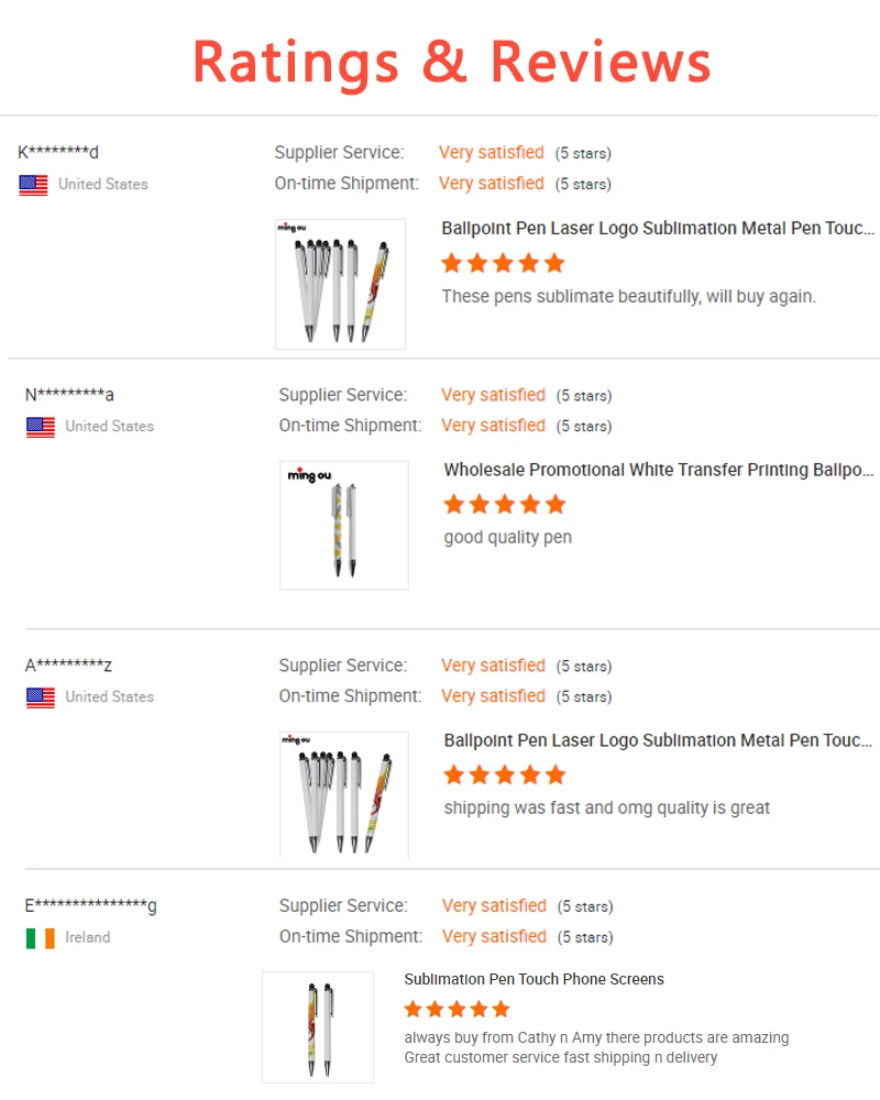 Laser Logo Ballpoint Pen Touch Phone Screens Sublimation Pen Sublimation Metal Pen