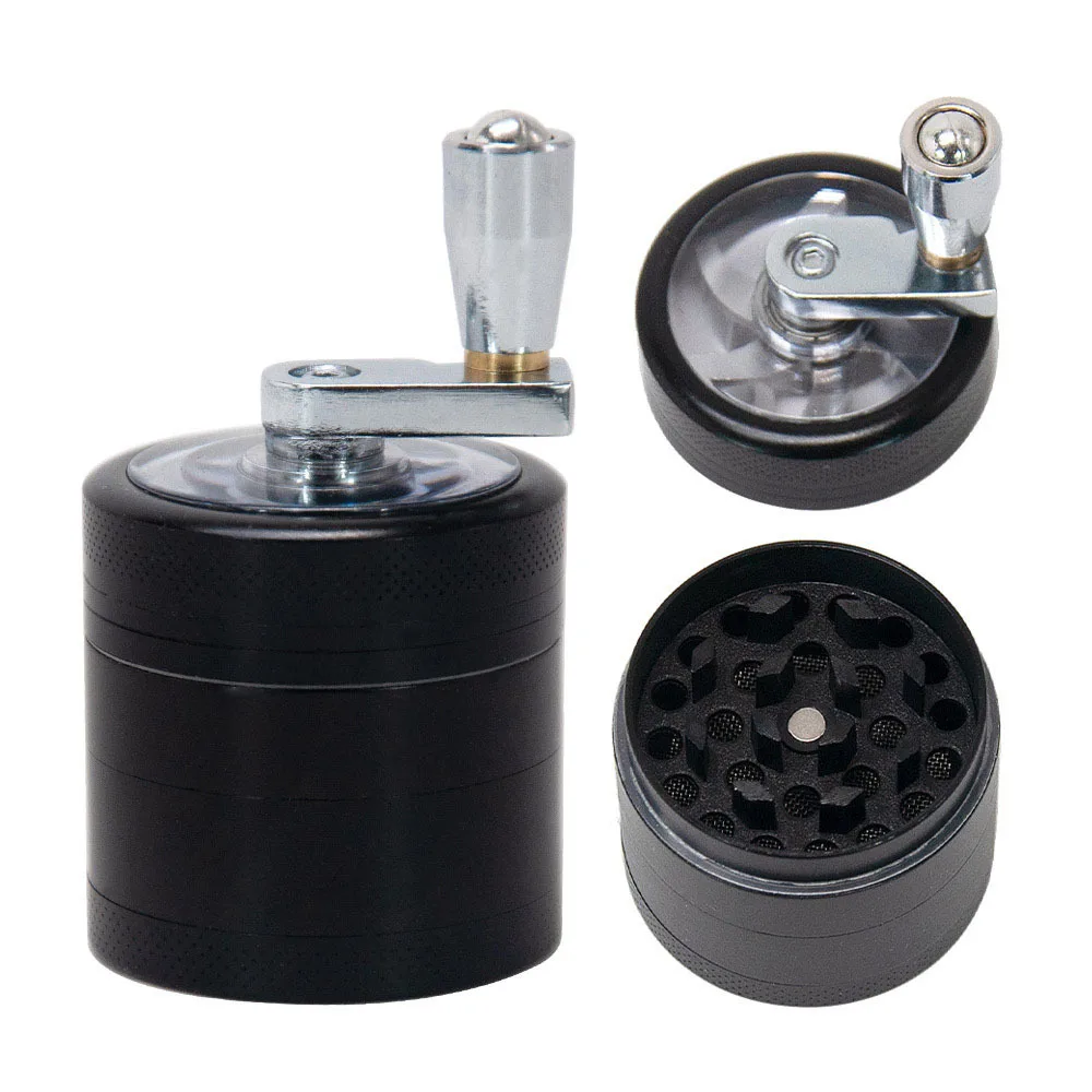 2022 Amazon Hot sale 6Colors Wholesale Grinder herb Smoking Tobacco Aluminum Spice Herb Grinder smoking accessories