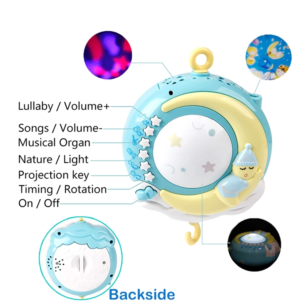 Oem Otros Juguetes Para Bebe Baby Mobile Led Rotator Remote Control Musical Baby Mobile For Baby Cot