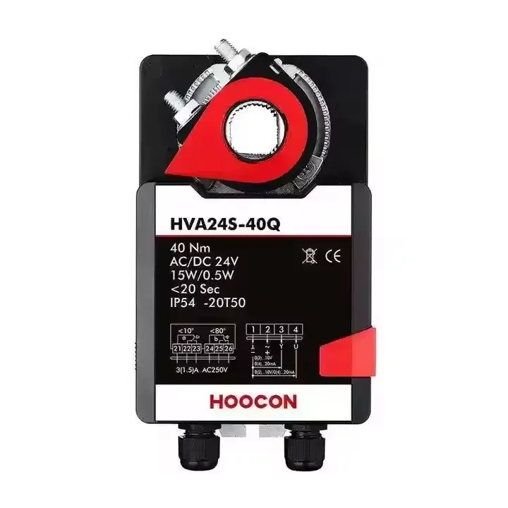 Professional HVAC System Fast Running Damper Actuator for Air Damper 40Nm Actuators