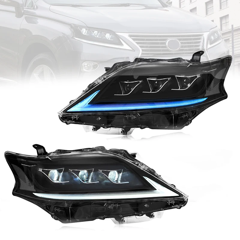 Car Styling Head Lamp  LED Headlights for Lexus RX270 Headlamp 2009 2010 2015 RX350 RX330 RX400 DRL Signal Projector Accessories