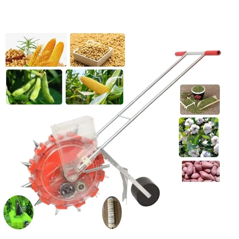 Hot Sale Plastic Seeder Hand Push Corn Maize Planter