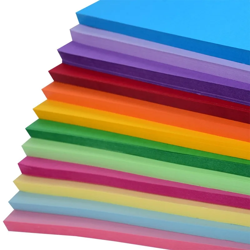 11*14 inch size grey violet 180gsm Double Color Origami Paper Custom Size Square Colorful Paper For Diy Crafts Paper