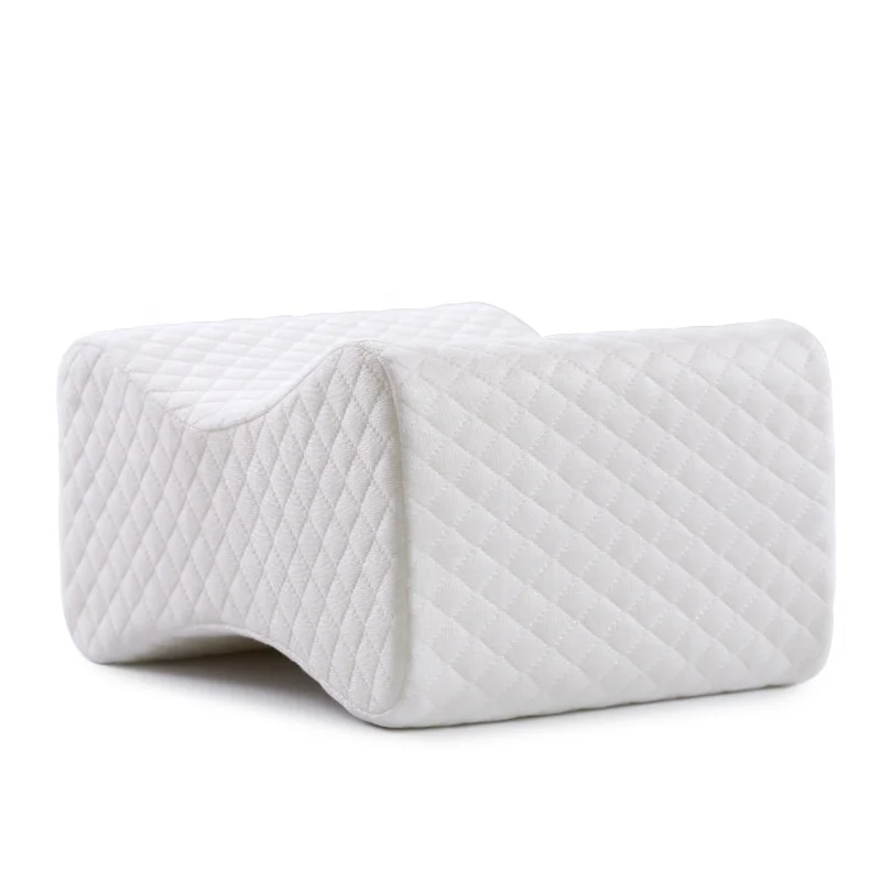 Hot Sale Side Sleepers Memory Foam Foot Rest Relax Leg Pillow With Removable Cover