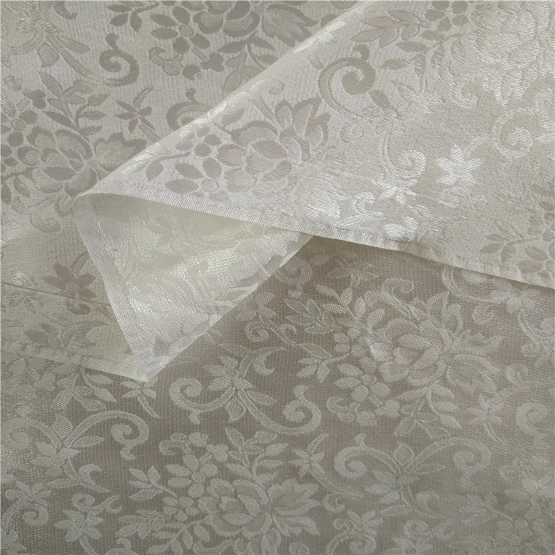 Классический дизайн, 33% шелковая вискозная смесь, блестящие занавески на заказ, жаккардовая пятнистая ткань