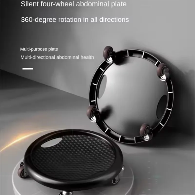 2024 Hot Selling Abdominal Wheel Roller ABS Fitness Equipment Wheel with Thick Knee Pad Mat Wheel Roller