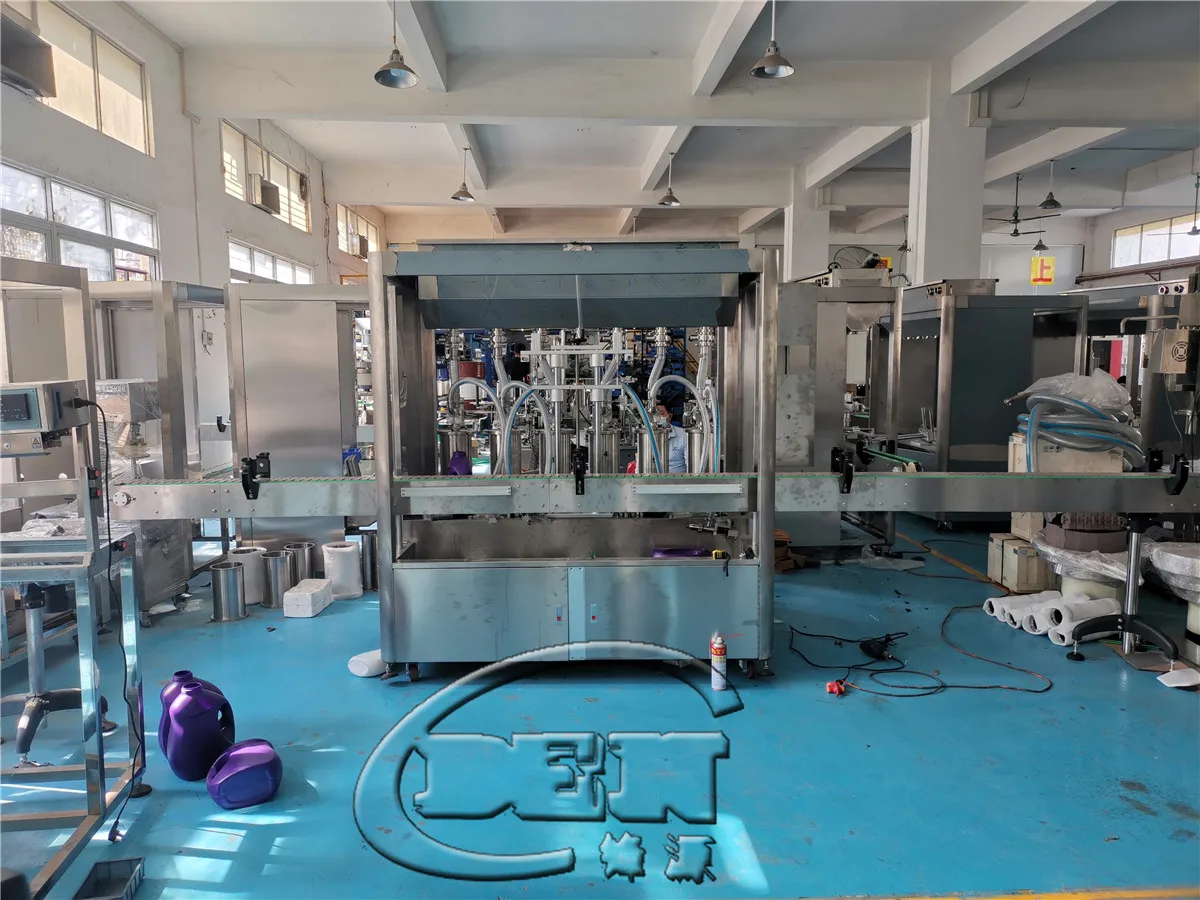 
Automatic Pneumatic sparys Bottle Alcohol Hand Clean Gel Sanitizer making machine 