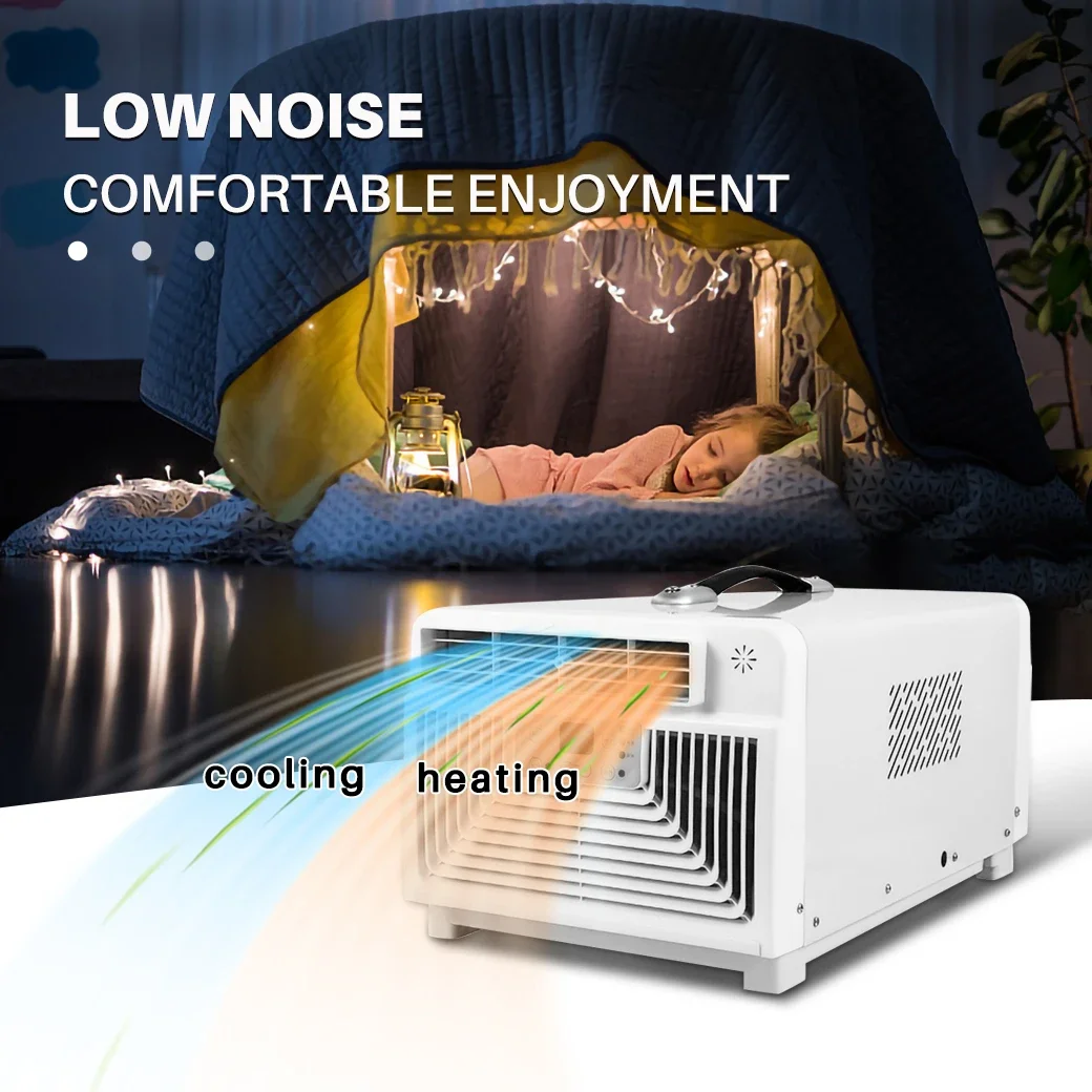 New Camping Tent Air Conditioner Low Noise Portable Air Conditioning for Bedroom Kitchen Motorhome Camper Van Truck Portable
