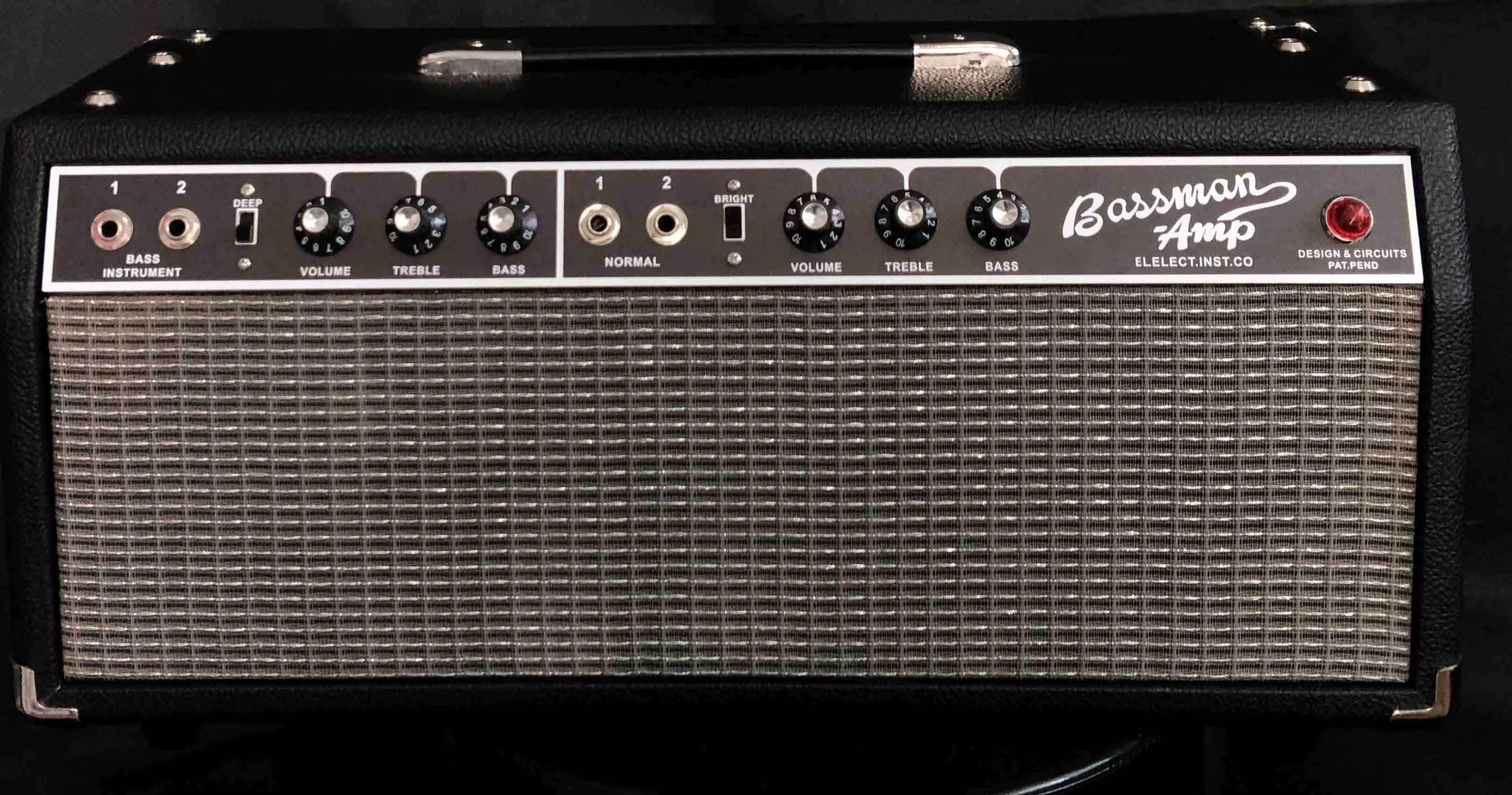 Гитарный усилитель Grand Bassman 2 канала 50 Вт блэкфейс версия схемы