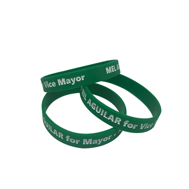 Wholesale personalized printing ink soft custom wristband