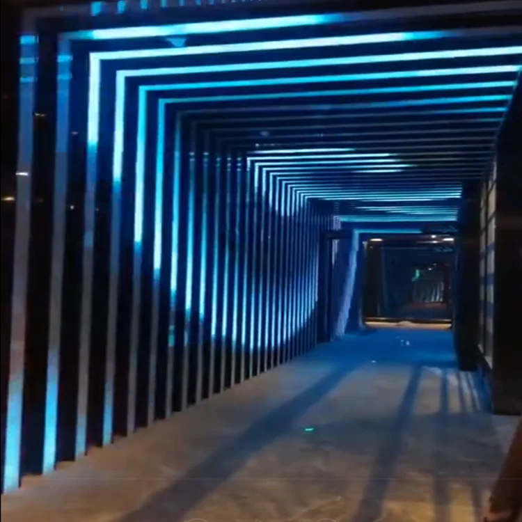Club Walkway decoration lighting RGB color change Dmx led linear light