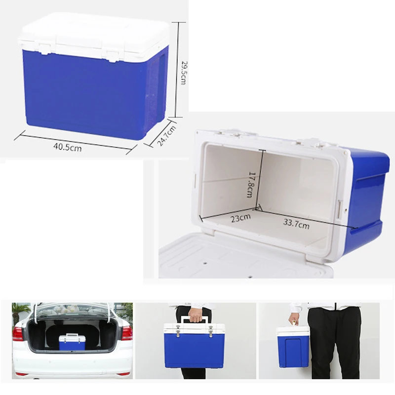 Light Durable Portable 12L 18L 25L Cooler Bin Ice Chest Cooler Box For Beverage/Food/Fishing/BBQ
