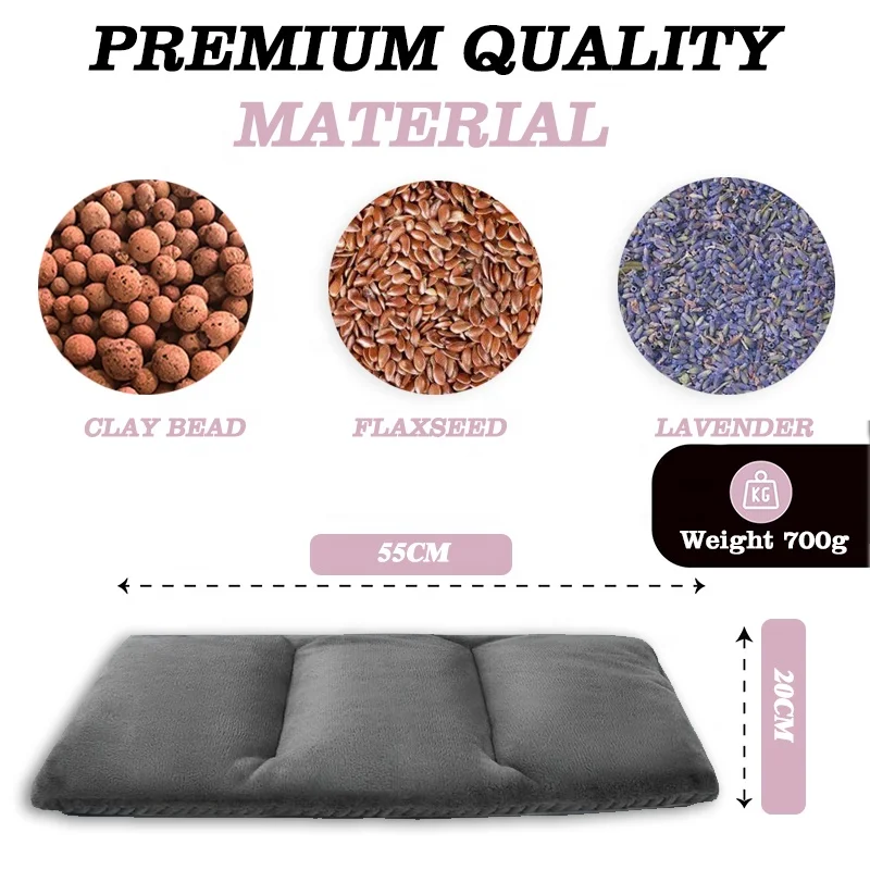 microwavable wheat bag pillow heat pad hot compress reusable moist heat packs