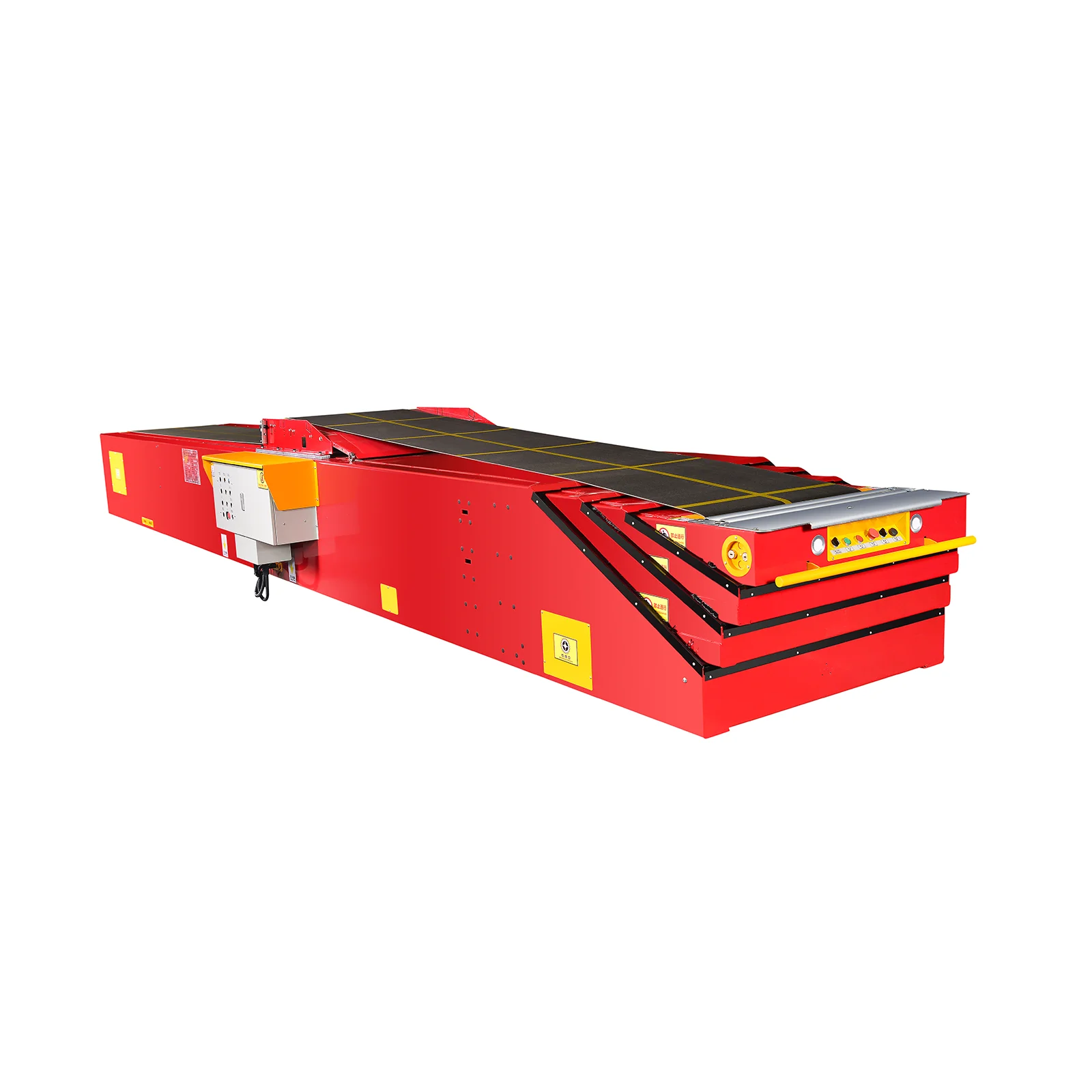 Van&truck Loading Unloading 3 / 4 / 5 Section Telescopic Belt Conveyor