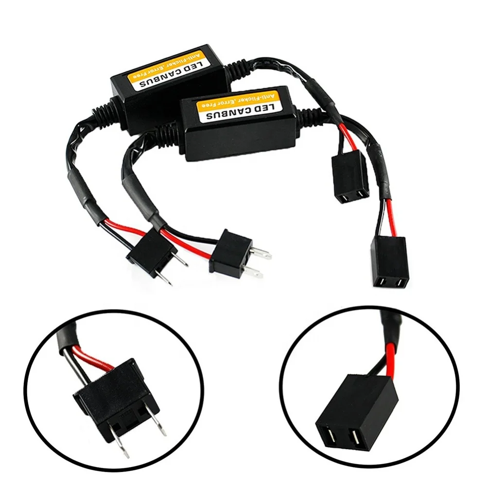 RUTENSE car LED  headlight canbus decode car led error free can bus car decode