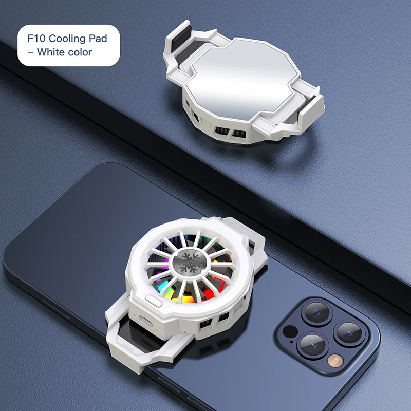 Cooler Telefono Movil Mobile Cooling Pad Phone Holder Game Handle Mini Cooler Fan For Smartphone Games Radiator