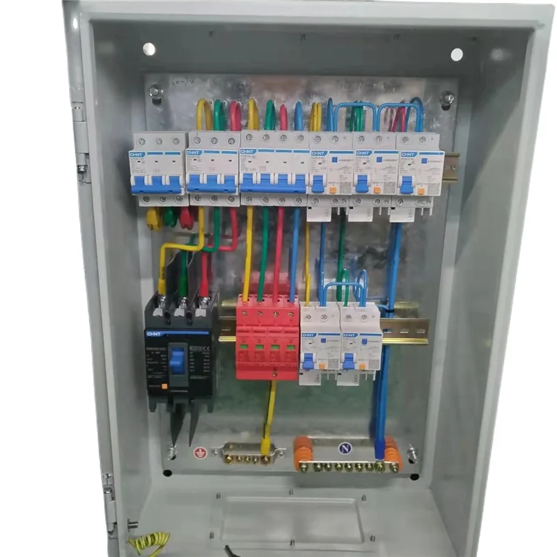 High Quality Power Distribution Panel Metallic Surface Mounted Webbed Electrical Enclosure Box Electric Distribution System