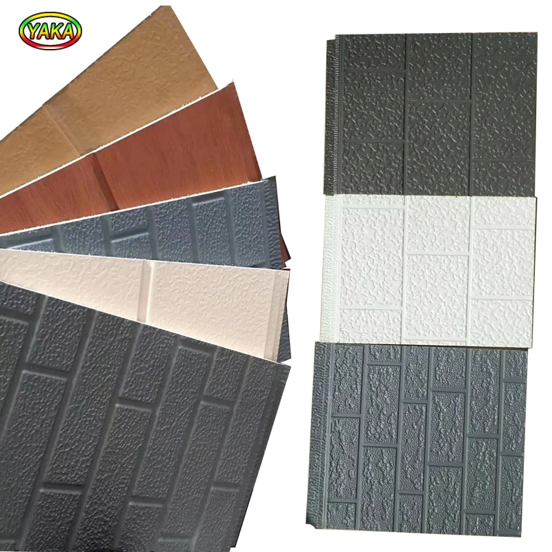 Decoration function and metal PU sandwich panels decorative facade wall decorative panel