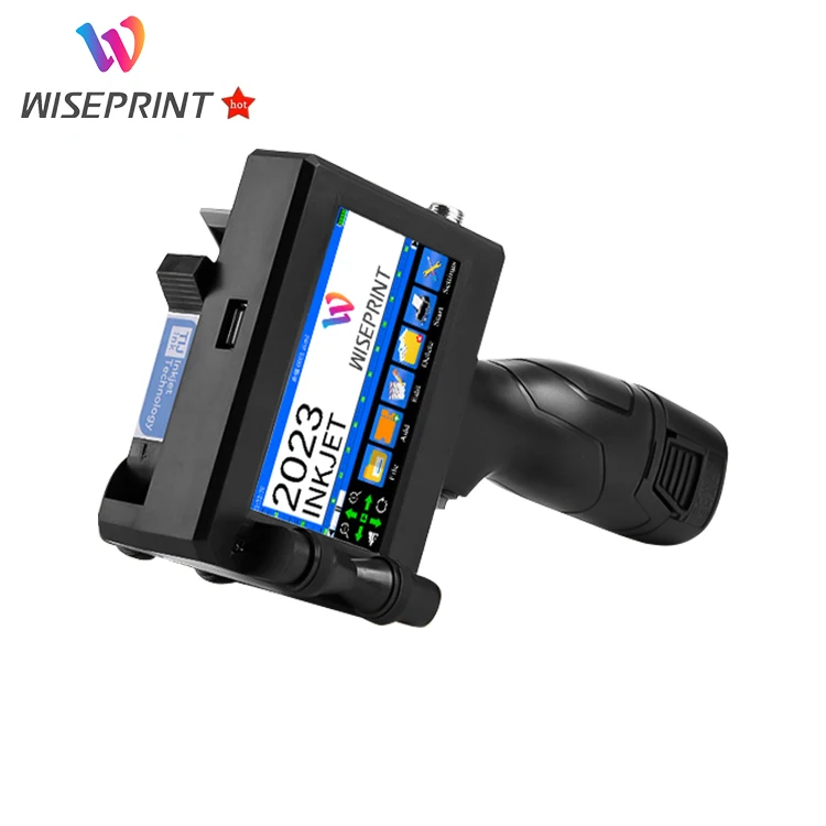 WISEPRINT TlJ  Fast Dry Online Smart Touch Screen Handheld Inkjet Printer