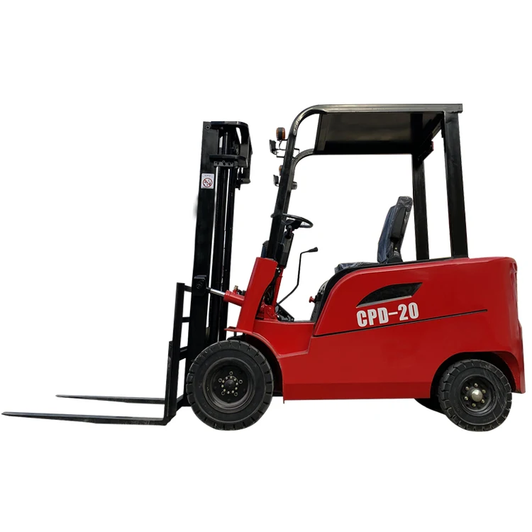 Four-wheel lift electric forklift 2 tons Toyota seat forklift warehouse stacking forklift handling