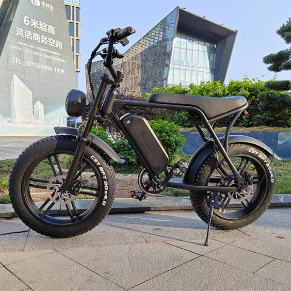 750W Fat Tire Electric Dirt bike OUXI V8 Adult Off-road Motorcycles