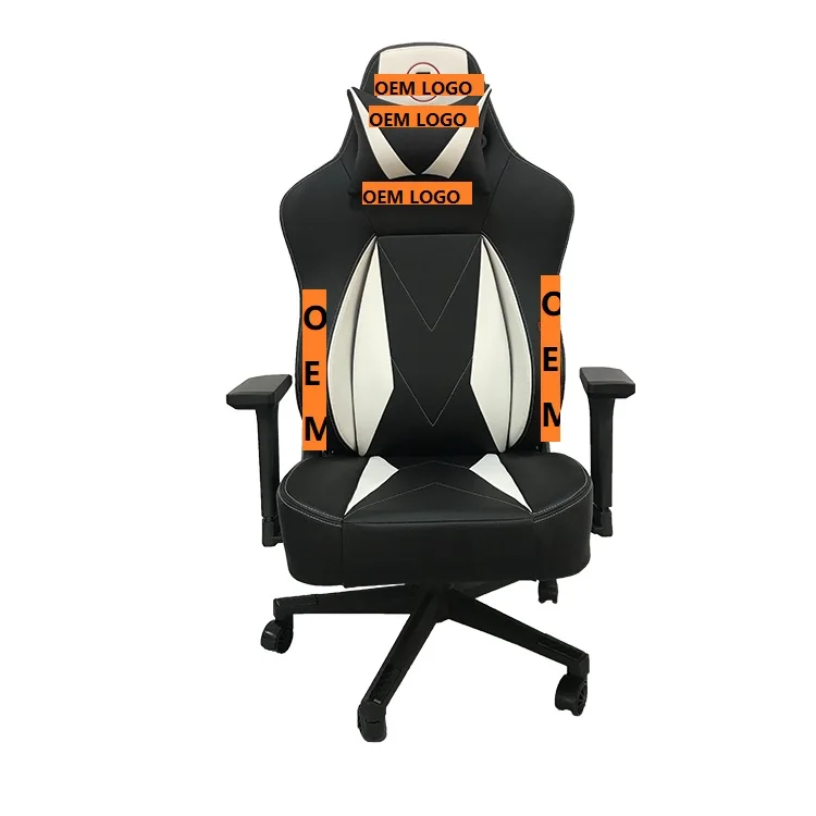 Racing Car Style Gaming Chair with Thick Padded Bucket Seat and Flip-Up Armrest for Home, Office, Video Game Room